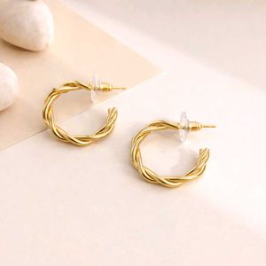 Twisted Hoop Earrings