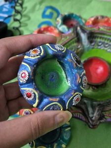 BEAUTIFUL DIYAS INCLUDING BIG DIYA