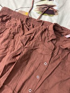Comfortable Brown co-ord Set
