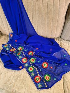 Brand New Party Wear Vibrant Saree