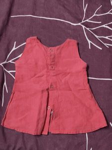 Cute Embroidered Baby Girl's Top