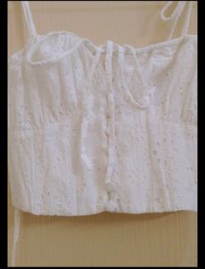 White Corset Top 🤍