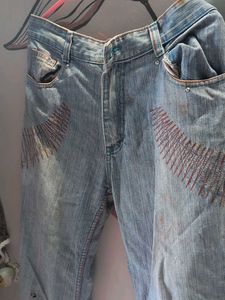 Bootcut denim jeans