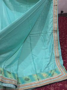 Beautiful Teal Saree
