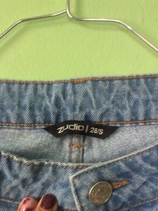 Light Wash Denim Cut-Off Shorts