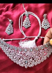 Elegant Silver-Tone Necklace Set