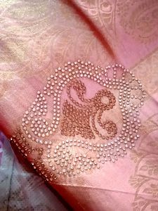 Elegant Peach color Saree