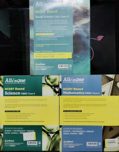 All in One Class 8 Books - Science, Maths &amp; SST