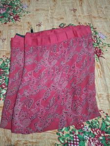 Beautiful Pink Printed Saree