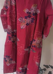 Vibrant Floral Print Kurta
