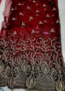 Maroon Net Material
