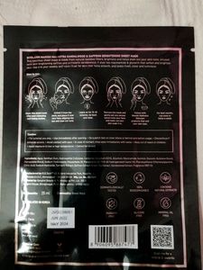 Myglamm Manish Malhotra Sandalwood &amp; Saffron Brightening Sheet Mask