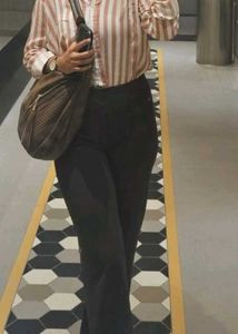 Striped Button-Up Shirt