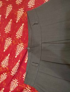 Pleated Grey Skirt