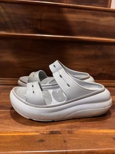 Stylish Grey Platform Sandals