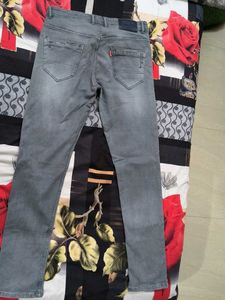 Men's Grey Denim Jeans