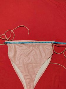 Pink Tie-Side Bikini Bottom – 1XL