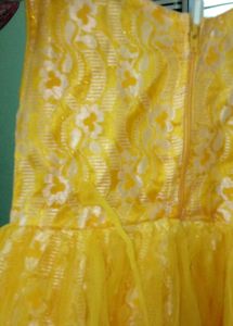 Beautiful Yellow Party Dress