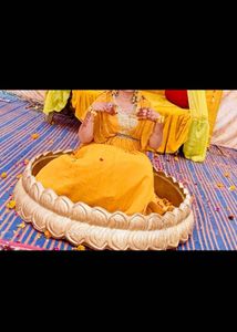 Yellow Embellished Ethnic Gown