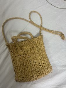 Straw Crossbody Bag