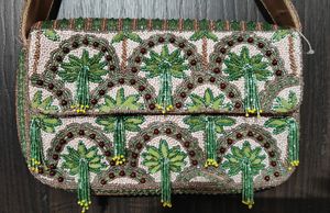 TJ max Beaded Palm Tree Clutch