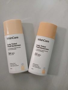 WishCare Daily Tinted Fluid Sunscreen SPF 50+