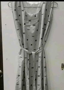 Whimsical Moustache &amp; Top Hat Print Dress