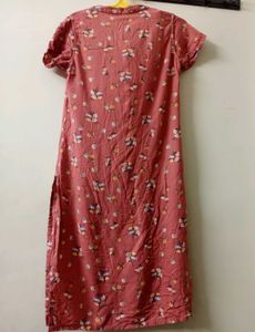 Floral Button-Down Cotton Dress 🌸