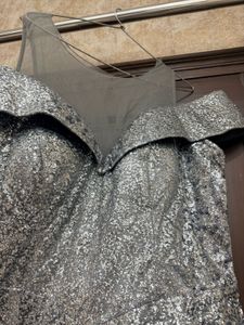 Sparkling Off-Shoulder Gown