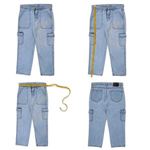 Light Wash Cargo Jeans