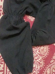 Chic Black Crop Top