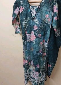 chikankaari Kurta Set with dupatta