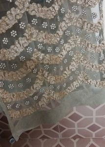 Beautiful Sharara Wit Long Koti And Short Blouse