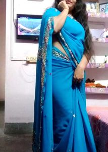 Heavy Saree With Blouse Combo 😍