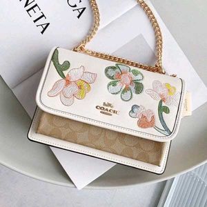 COACHKLARE FLORAL CROSSBODY BAG WD BOX