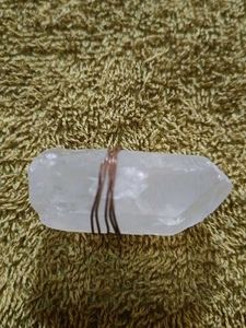 Quartz Crystal Wrapped with Wire