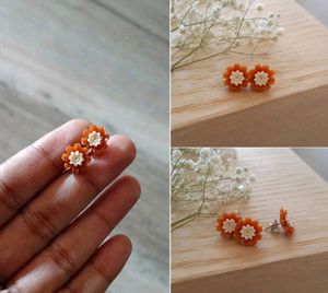 Cute Flower Stud Earrings