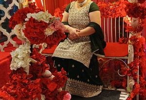 Elegant Embroidered Heavy Sharara Suit Set