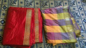 used saree - combo of 2