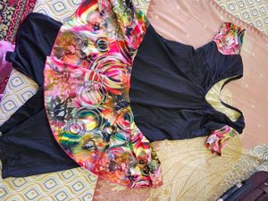Stylish swimming costume with Vibrant Print