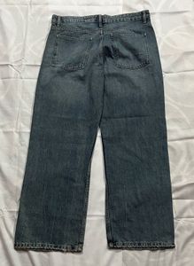 Classic Blue Wash Wide Leg Jeans size 34