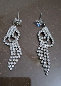 Rhinestone Necklace &amp; Earring Set
