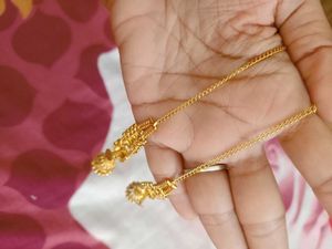 Golden Jhumka Earrings