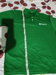 Men's Green Castrol Polo T-Shirt