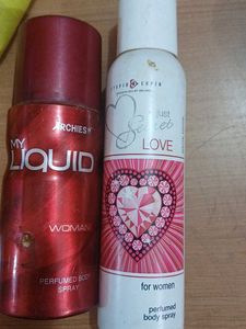 vintage 2 Perfumed Body Sprays for Women