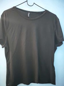 H&M Black Basic Body fit T-shirt