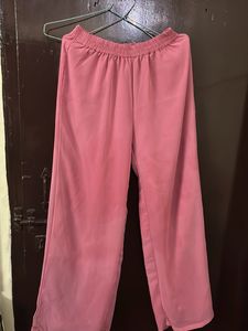 Elegant Pink Chikankari Kurta with palazzos