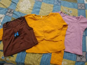Bundle of 3 Crop Tops