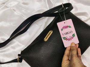 Stylish Black Fargo sling Bag