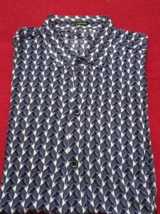 Trendy Geometric Print Shirt top condition